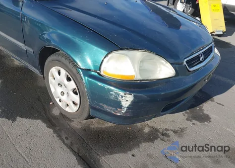 1998 Honda Civic Dx из США, поврежденный, VIN 1HGEJ6528WL023695